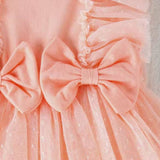 Blush Double Bow Tutu Dress