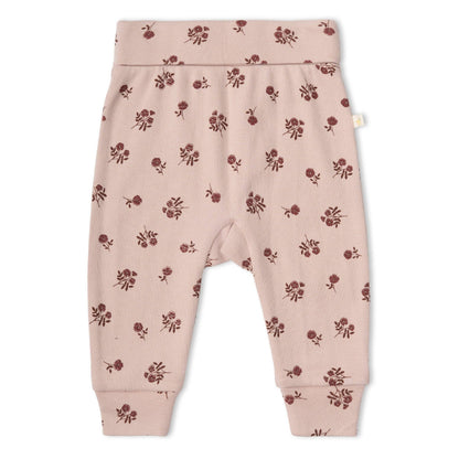 Org. Bodysuit/Pants Set - Rosebud