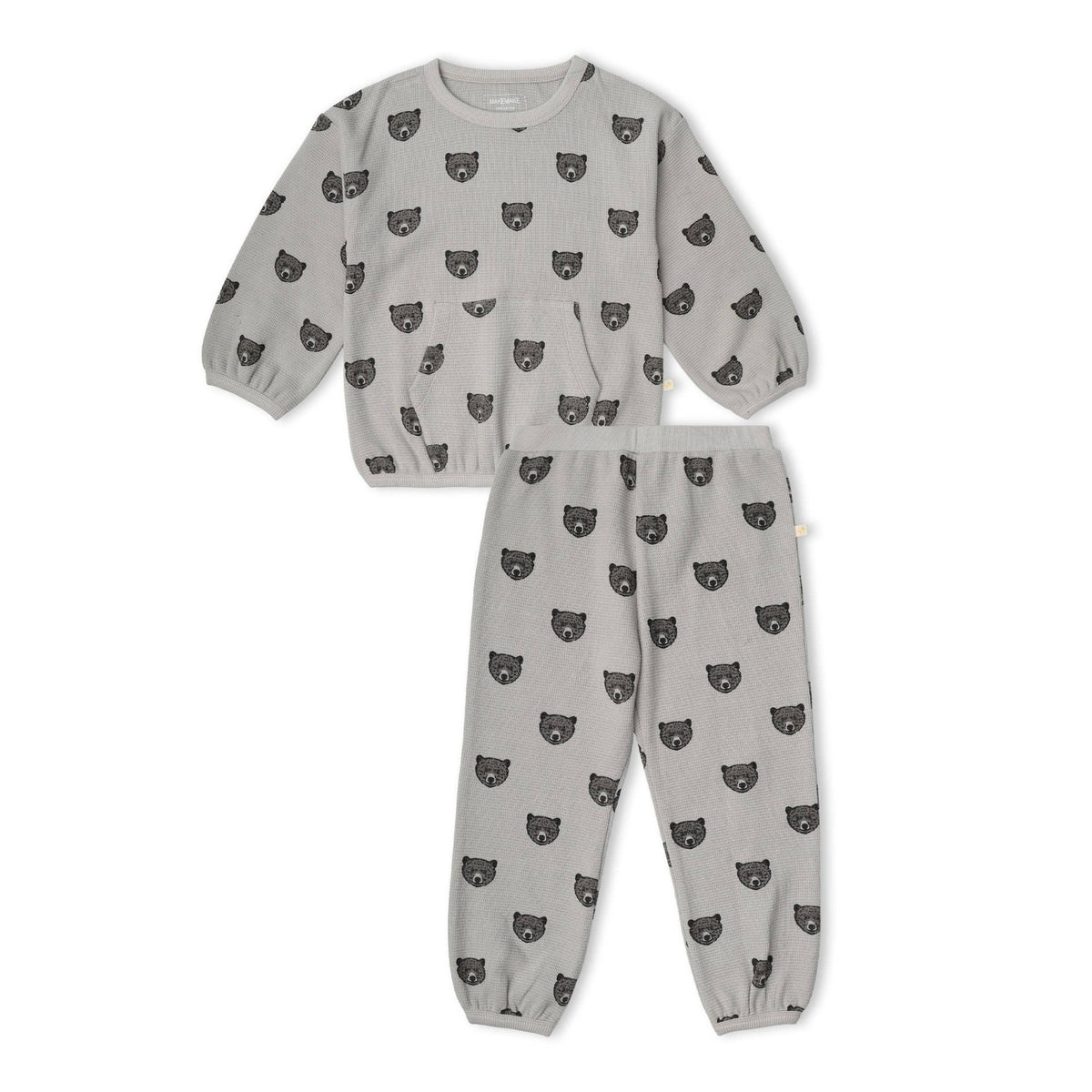 Org. Tee/Pant Set - Bear