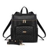 Luli Bebe - Monaco Diaper Bag | Ebony Black