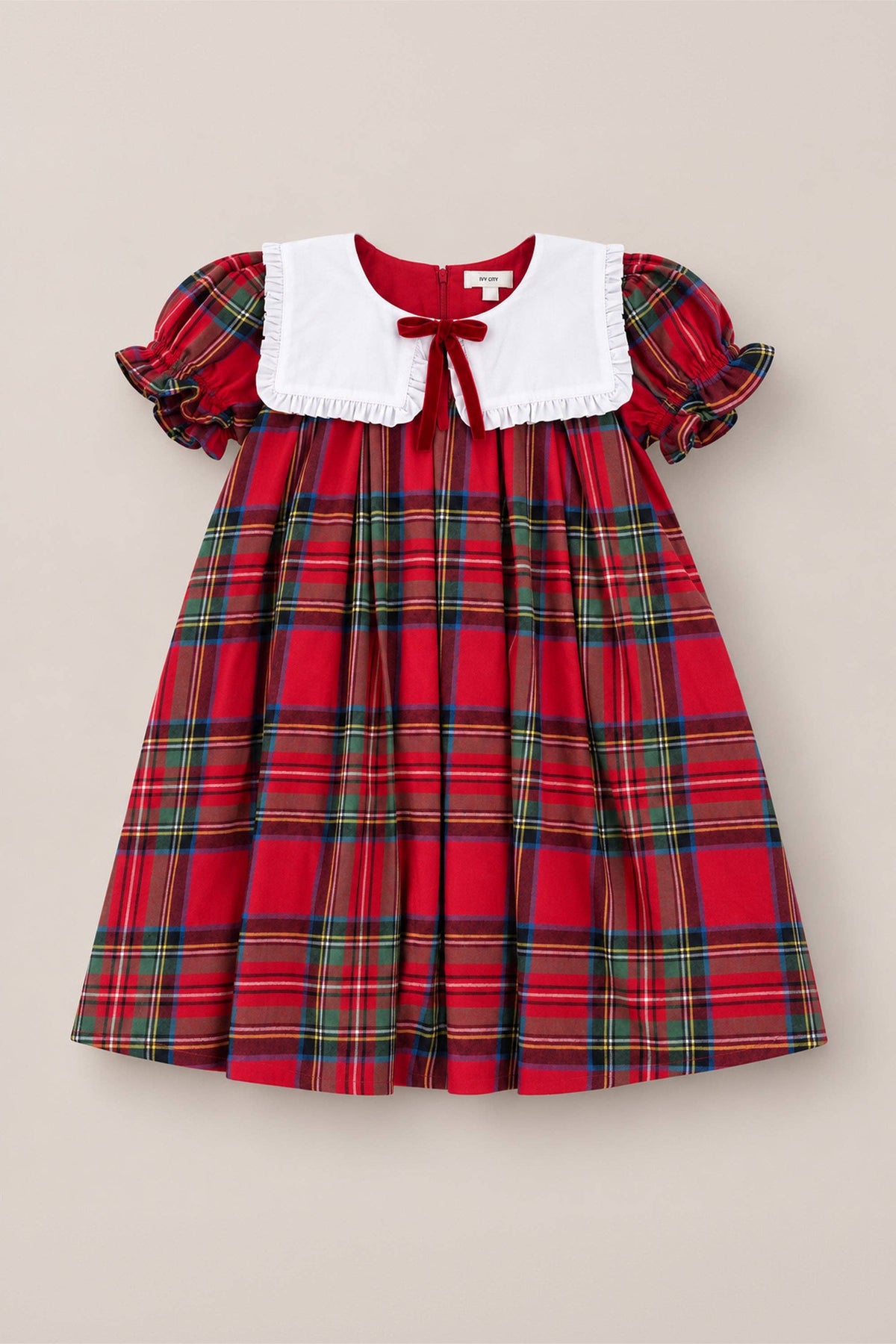 Emery Dress in Holiday Plaid