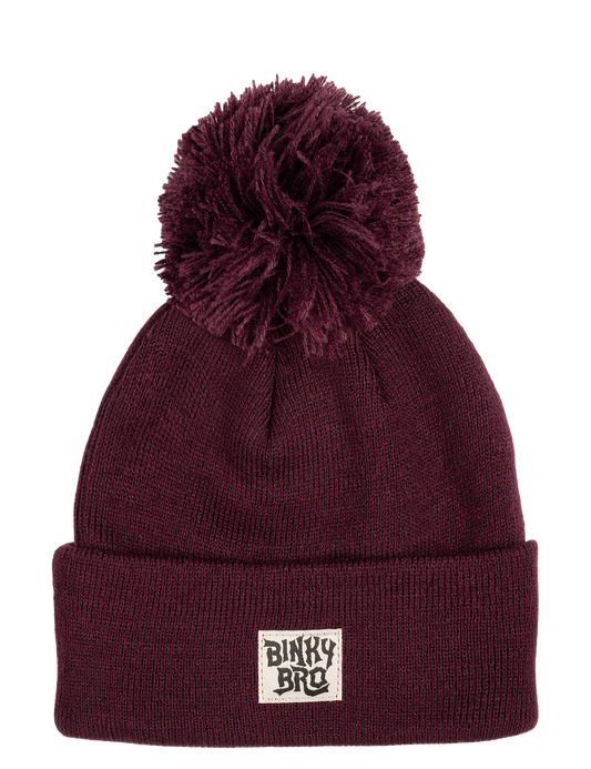 Beanie PowPow Maroon