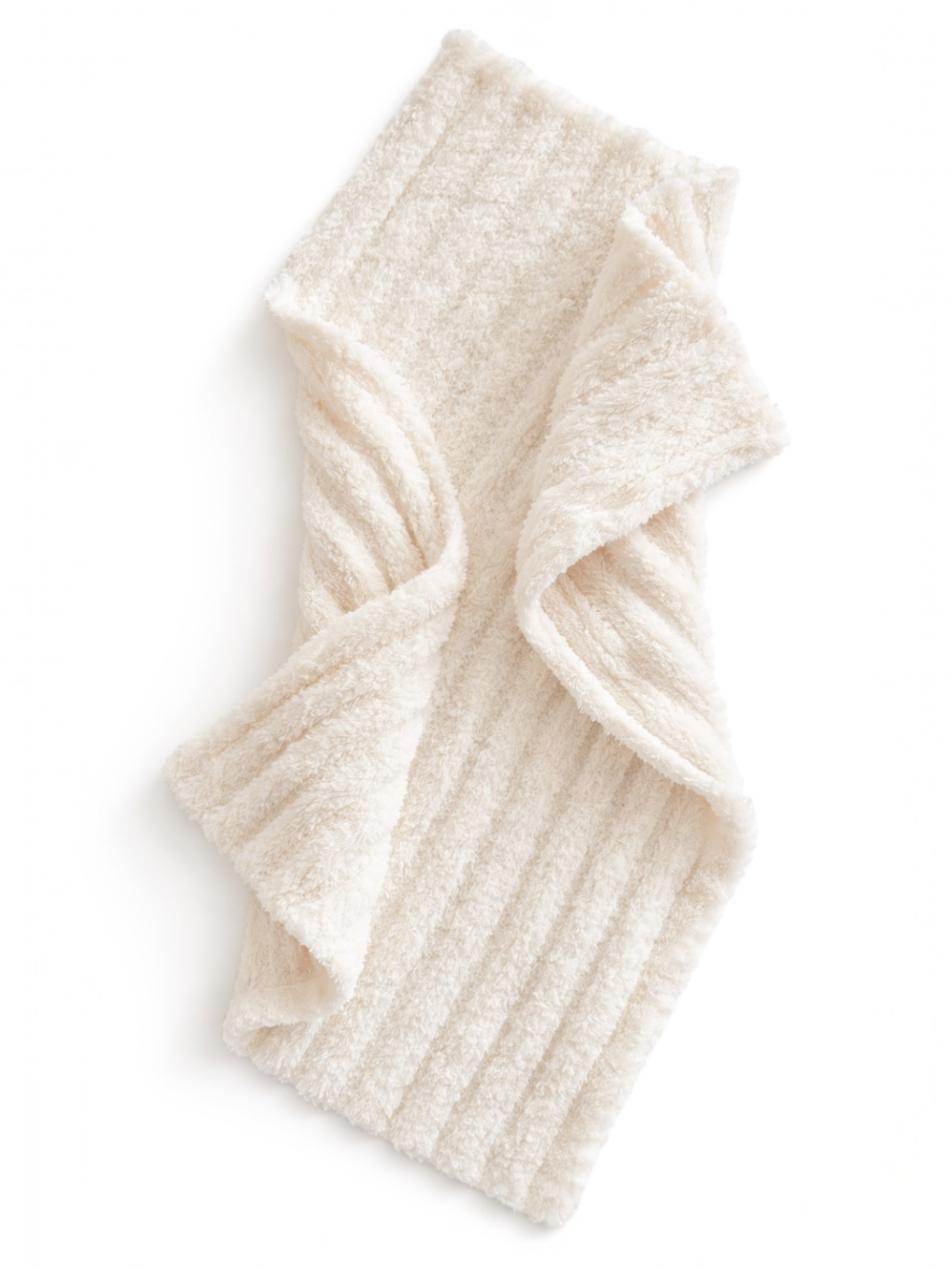 Wave Mini Blanket, Cream