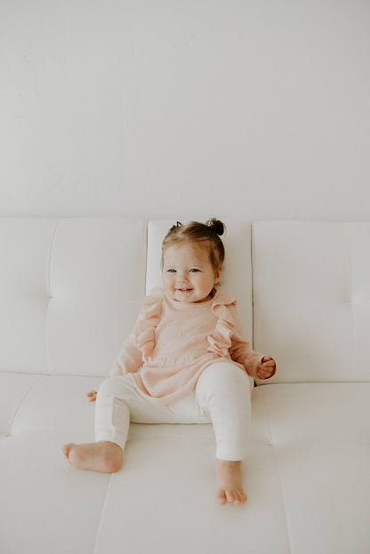 Stretch Leggings - Pointelle Knit