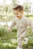 Inti The Label - Raglan Playwear Set in Pale Grey
