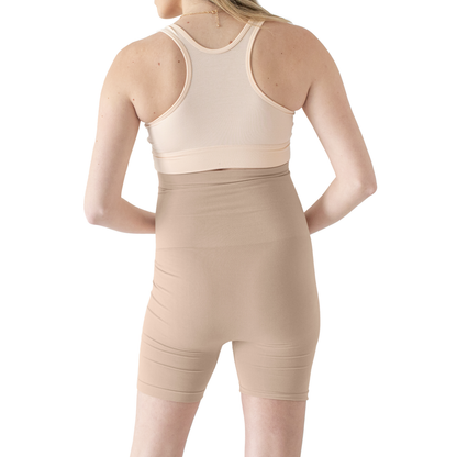 Bamboo Maternity No Rub Short - Beige