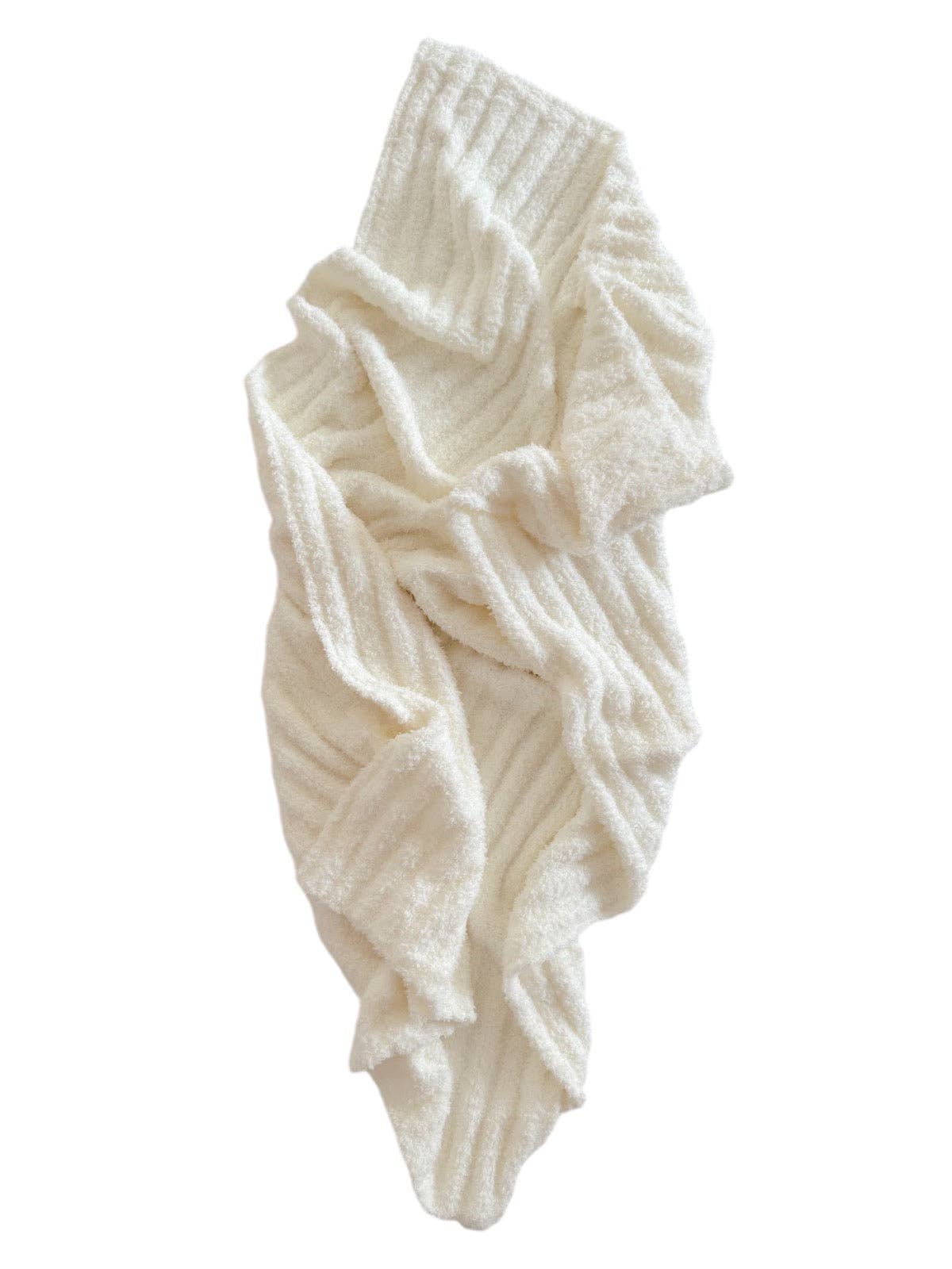 Wave Blanket, Cream