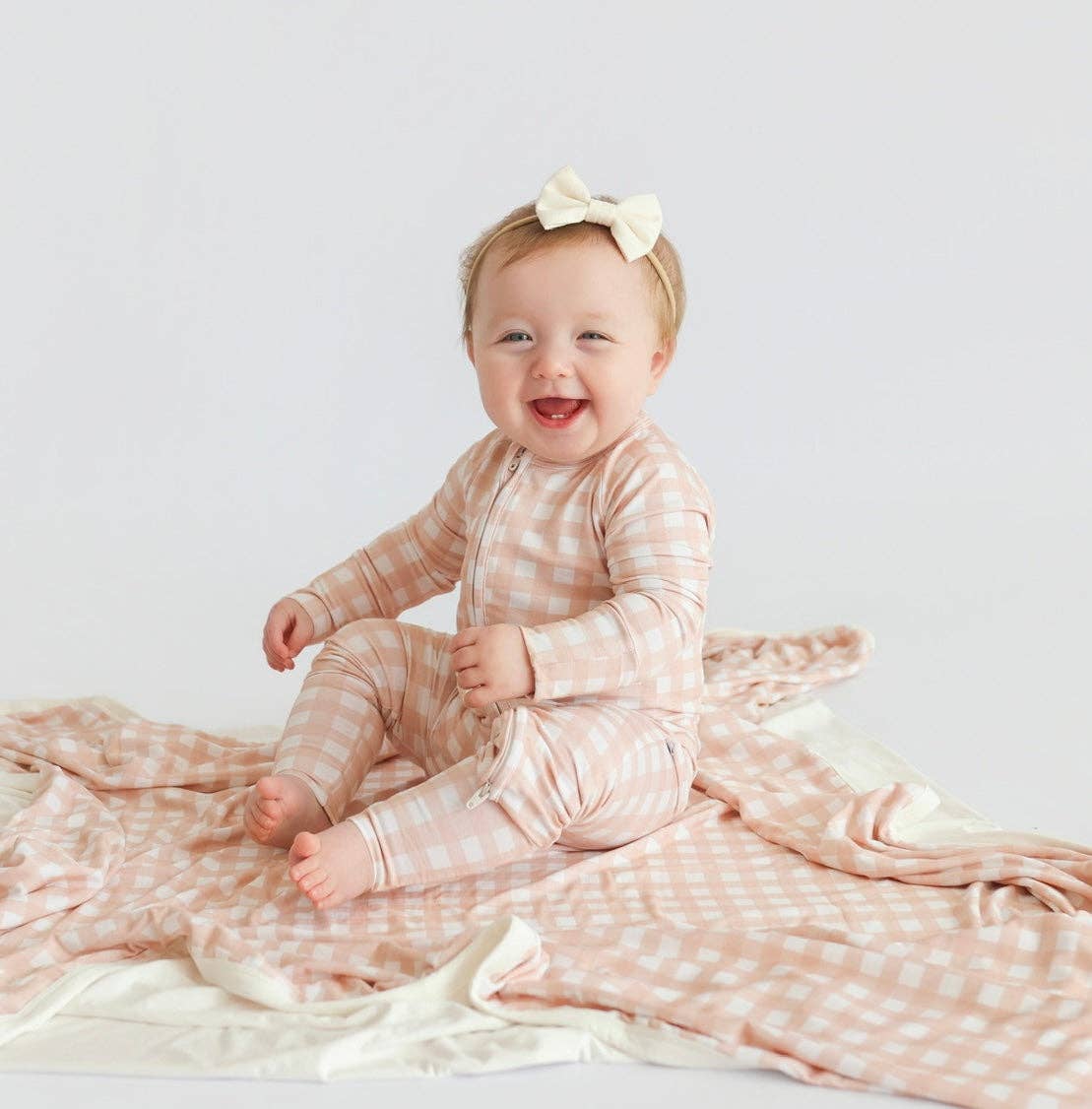 Convertible PJ - Pink Gingham