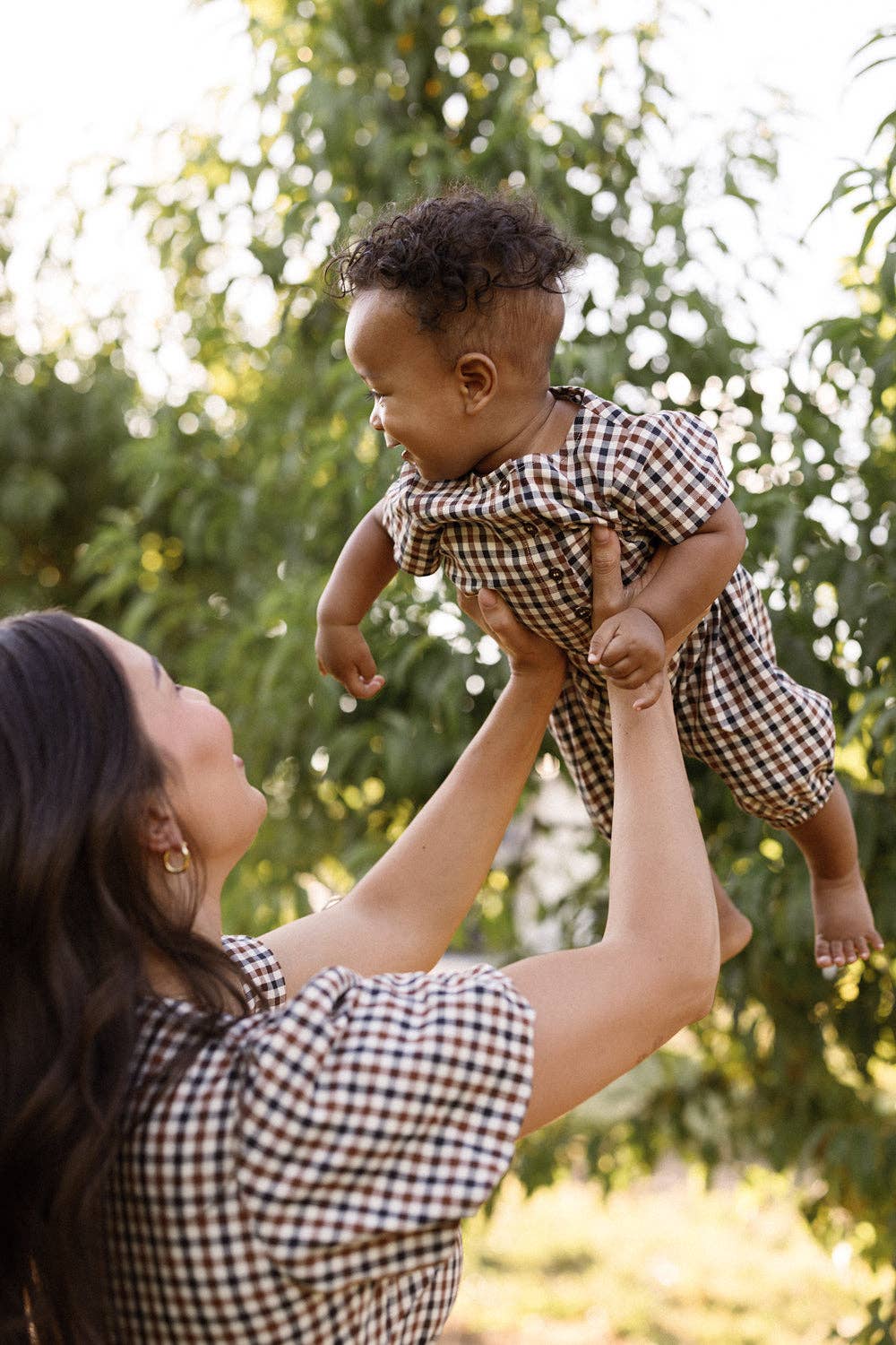 Trevor Romper in Chestnut