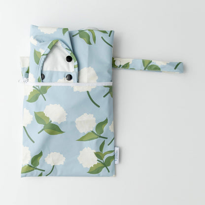 The Grayson Long Sleeve Bib - Hydrangeas