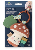 Itzy Pal™ Plush + Teether: NEW Mushroom