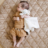 MINKY PLAY MAT: Hazelnut