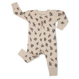 Makemake Organics - Organic Button Romper - Posy