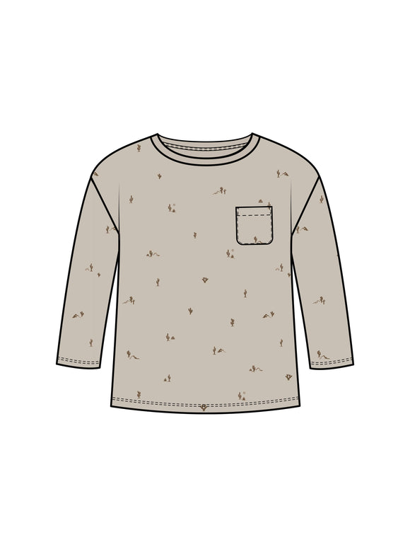 Colored Organics - Reese Drop Should Tee - Cactus