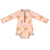 Blush Meadow LS Swimsuit