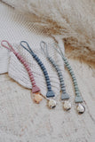 Sweetie Strap™ Silicone One-Piece Pacifier Clips: Succulent Beaded