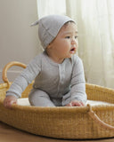 Ribbed Jumpsuit - Dusty Blue