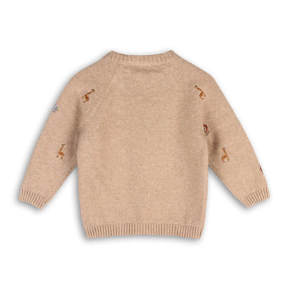 Oat Baby Sweater - Safari