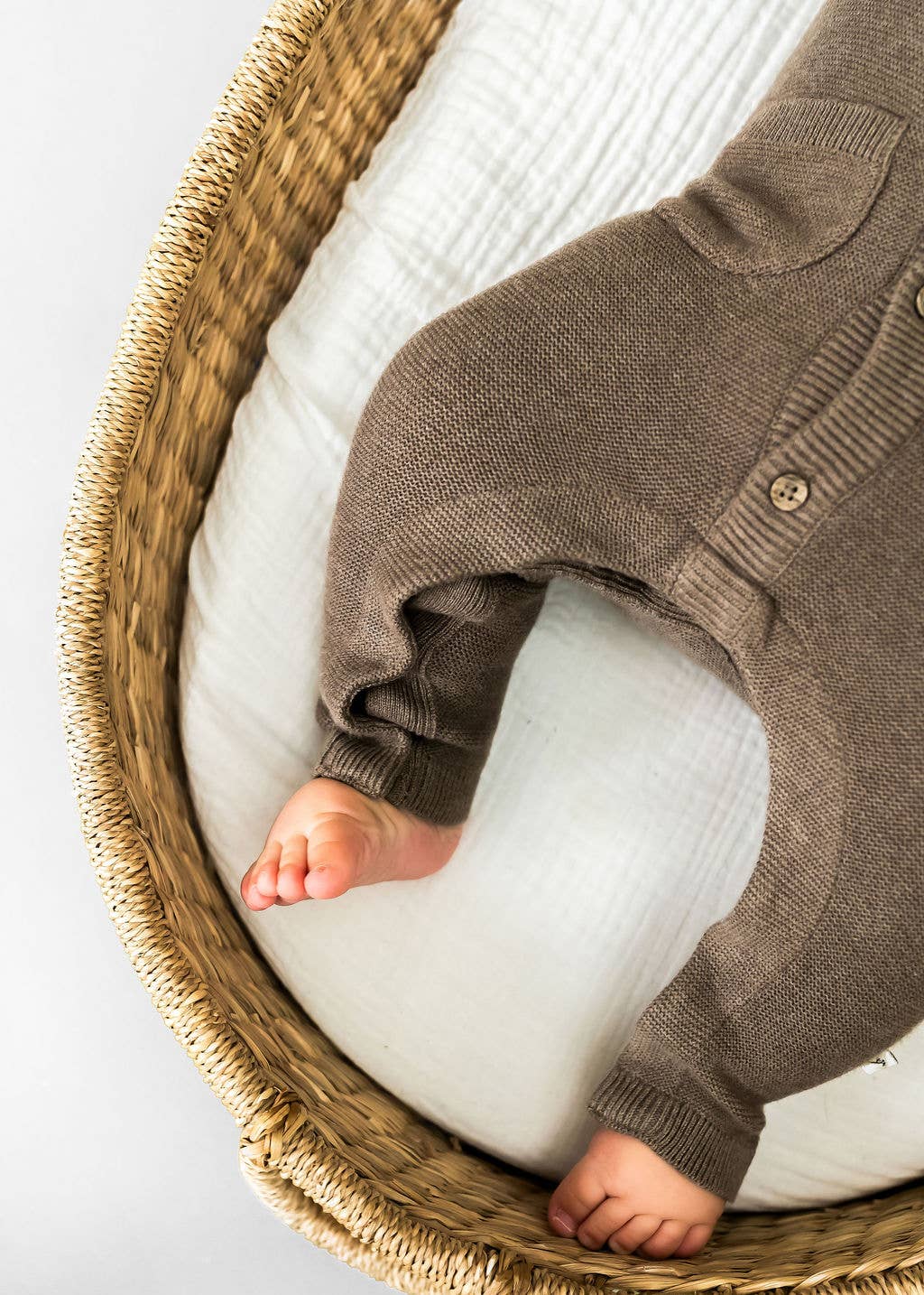 Chunky Knit Jumpsuit - Cocoa