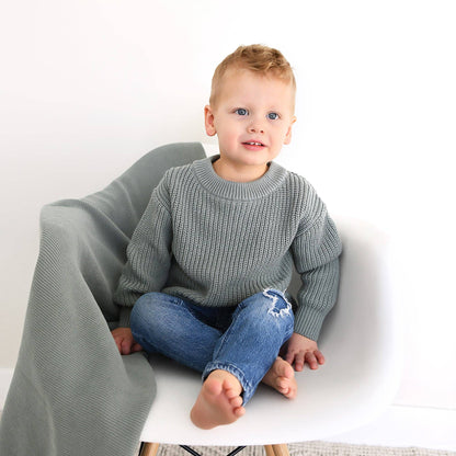 Knit Sweater - Eucalyptus