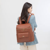 Luli Bebe - Monaco Diaper Bag | Caramel Brown