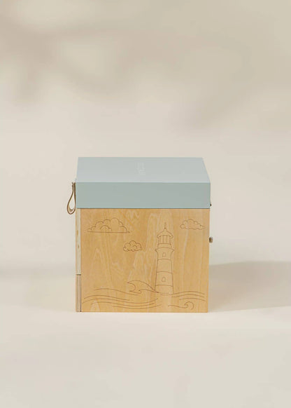 Wooden Musical Souvenir Box - Ocean
