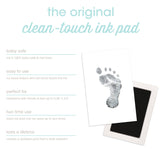 Pearhead - Baby Handprint or Footprint Clean-Touch Ink Pad Kit: Black