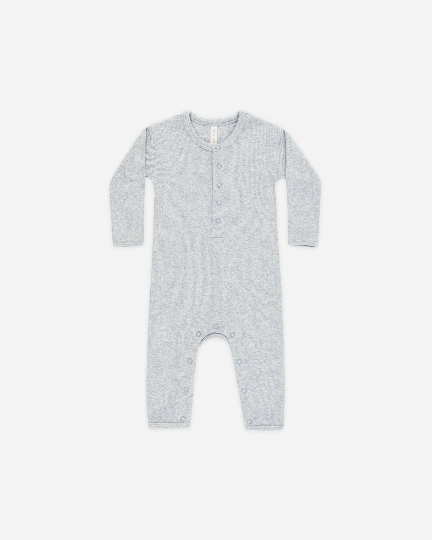 Ribbed Jumpsuit - Dusty Blue
