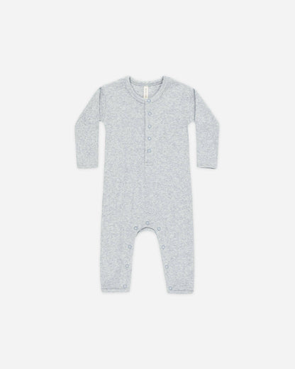 Ribbed Jumpsuit - Dusty Blue
