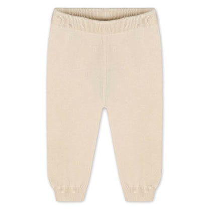Organic Sweater Knit Pants - Natural