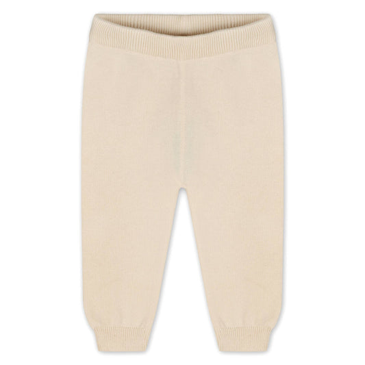 Organic Sweater Knit Pants - Natural