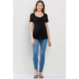 Ribbed SS Top Maternity