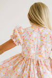 Aura Poplin Dress - Bunny Field