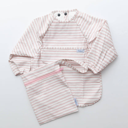 The Grayson Long Sleeve Bib - Brush Stripes