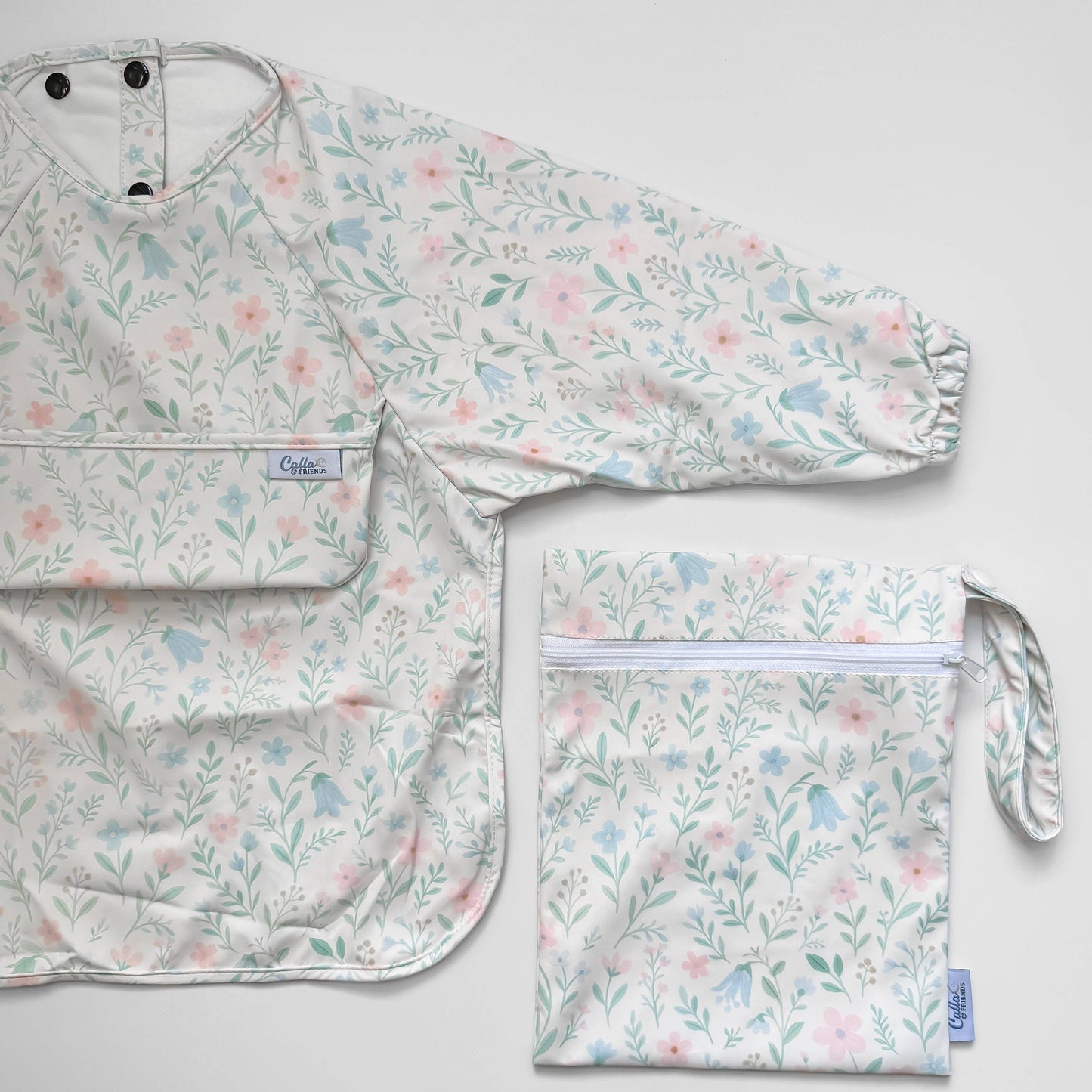 The Grayson Long Sleeve Bib - Wildflower Dreams