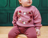 Rose Heart Sweater