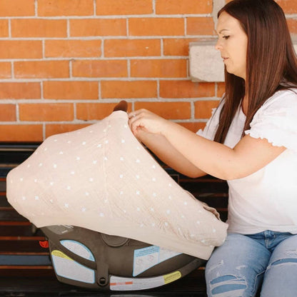 Muslin Car Seat Canopy