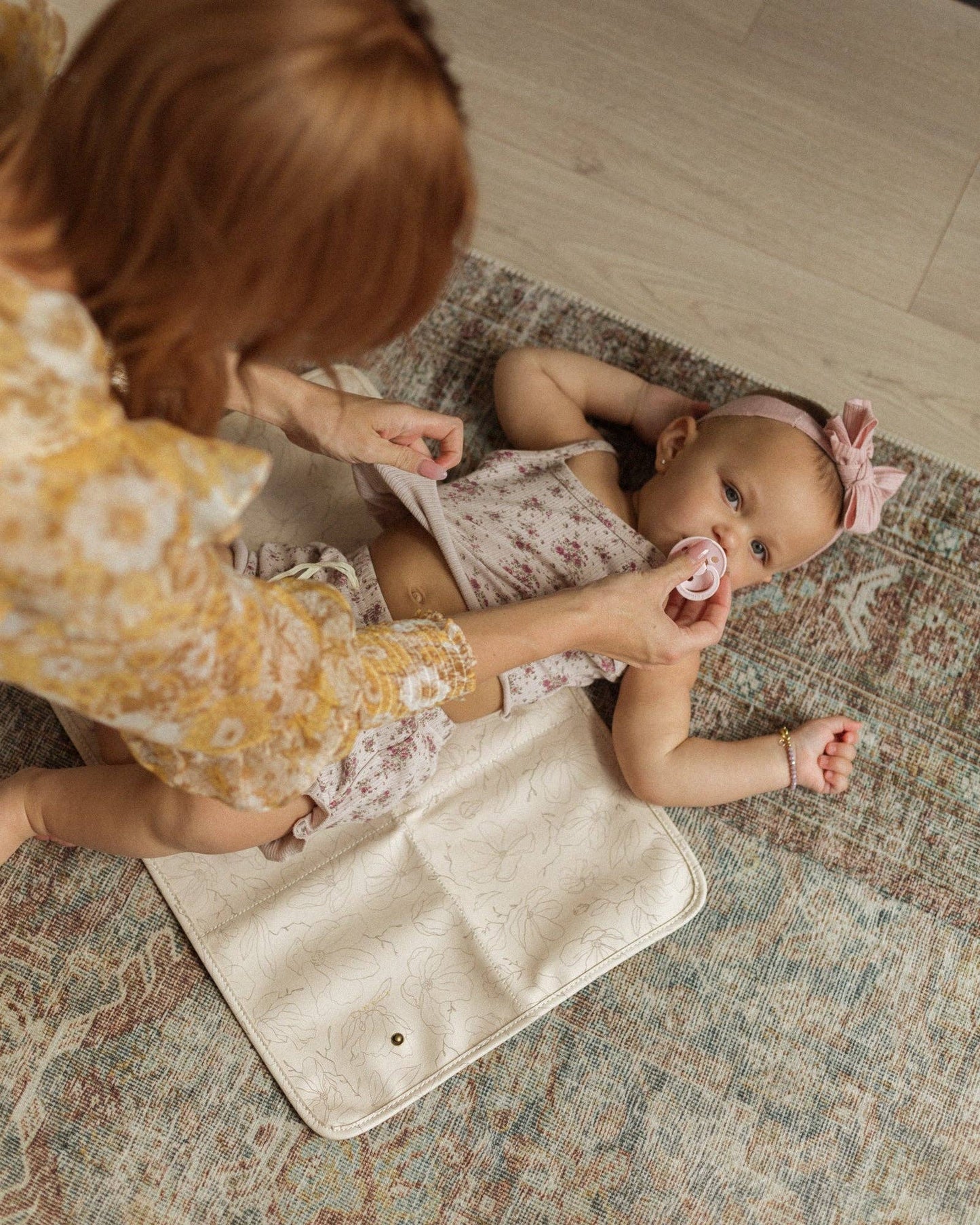 Vegan Leather Baby Changing Mat