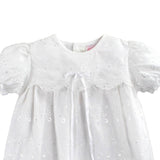 Eyelet Lace Christening Gown