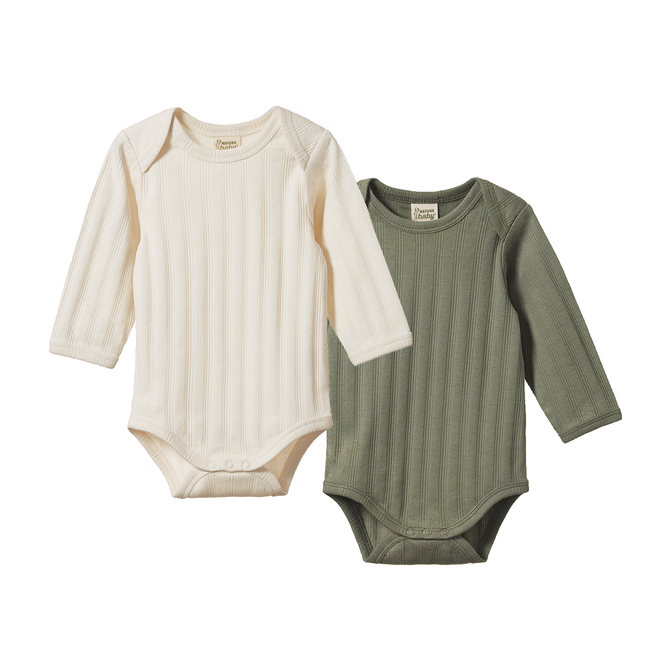 Derby Bodysuit Long Sleeve - Creme