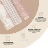Muslin Swaddle Set - Violet