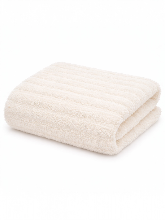 Wave Blanket, Cream