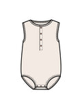 Ren Seersucker Romper - Coconut