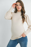 Puff Sleeve Maternity Top