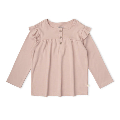Org. LS Tee/Legging Set - Dusty Rose