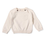 Viverano Organics - Milan Raglan Sweater - Cream