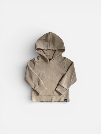 SAND WASHED • WAFFLE HOODIE
