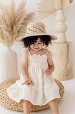 Tiered Mini Dress - Cream