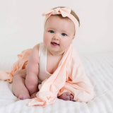 Knit Swaddle Blanket - Blush