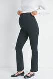 Black Flare Knit Pants Maternity